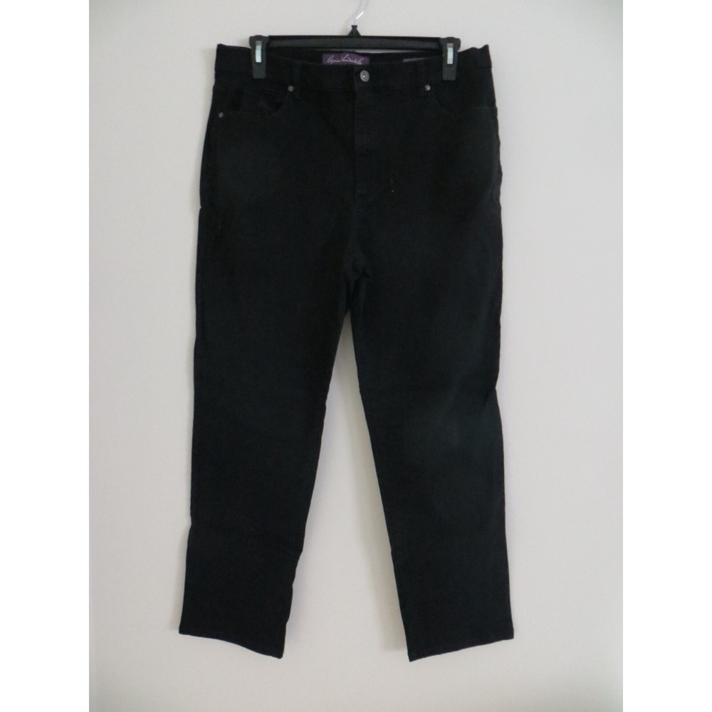Gloria Vanderbilt Women's Plus Size Amanda Jeans Black‎ Size 18